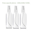 Portable Bottles Empty Clear Plastic Fine Mist Spray Bottles (3 PCs)