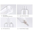 Portable Bottles Empty Clear Plastic Fine Mist Spray Bottles (3 PCs)